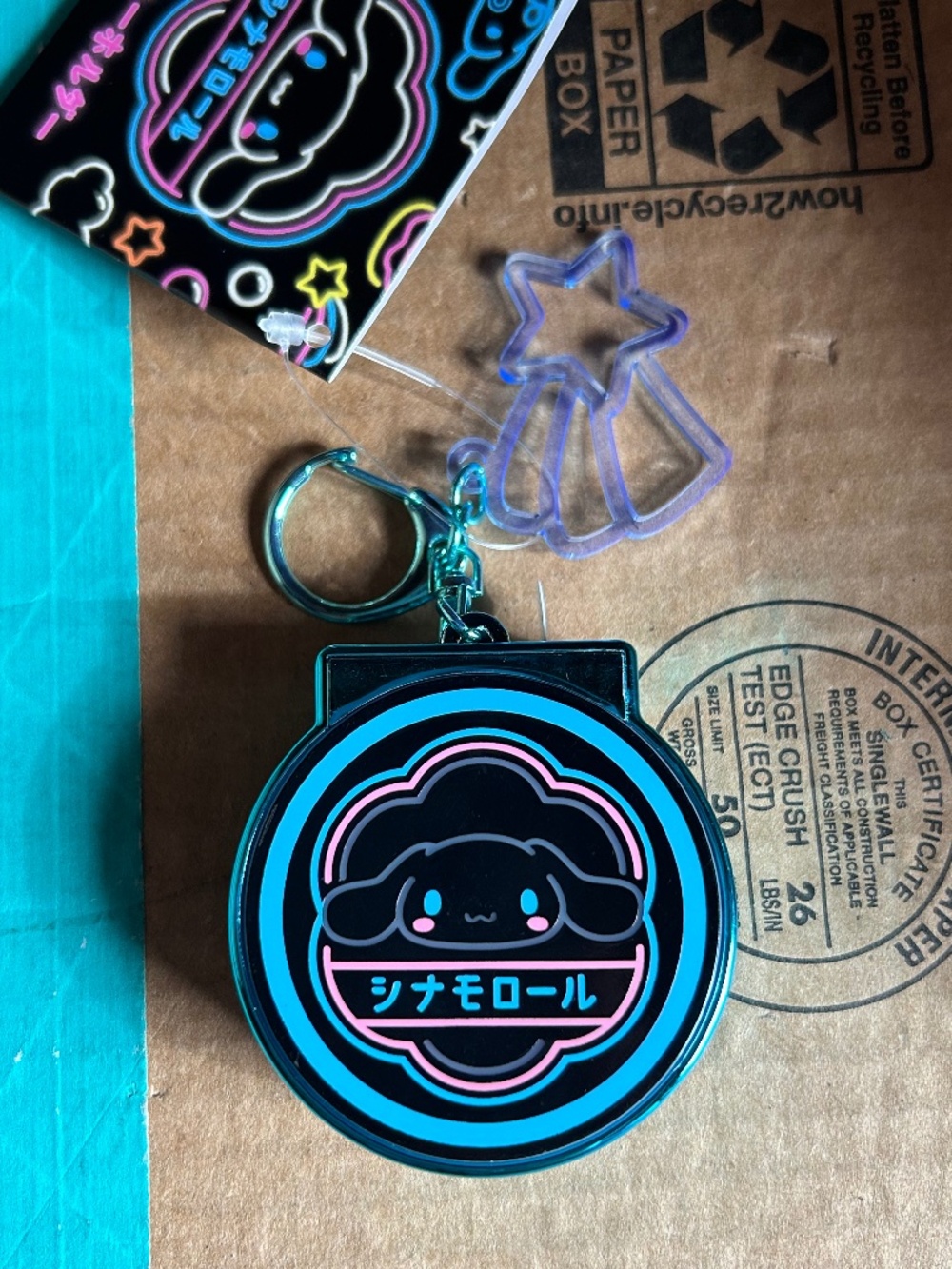 Sanrio Cinnamoroll Light Up Keychain